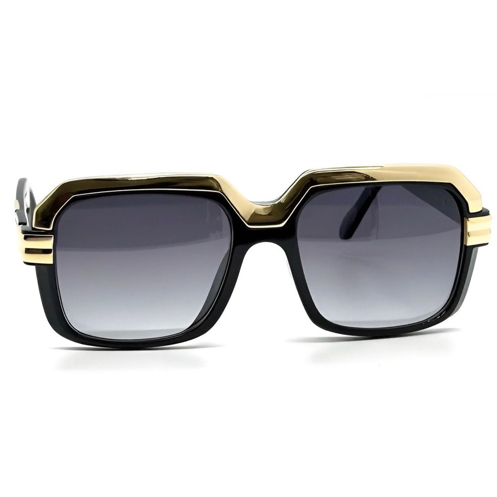 Oversized Square Sunglasses Black Gold Frame Gradient Lens Womens Aviator Fancy‎ - Picture 11 of 17